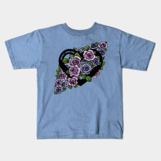 Protect Trans Kids Heart Trans Roses Kids T-Shirt